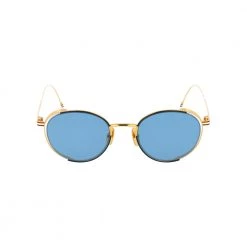 Thom Browne Sunglasses TB-106-C-NVY-GLD-50 Gray