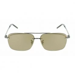 Saint Laurent Aviator-Style Metal Sunglasses Black