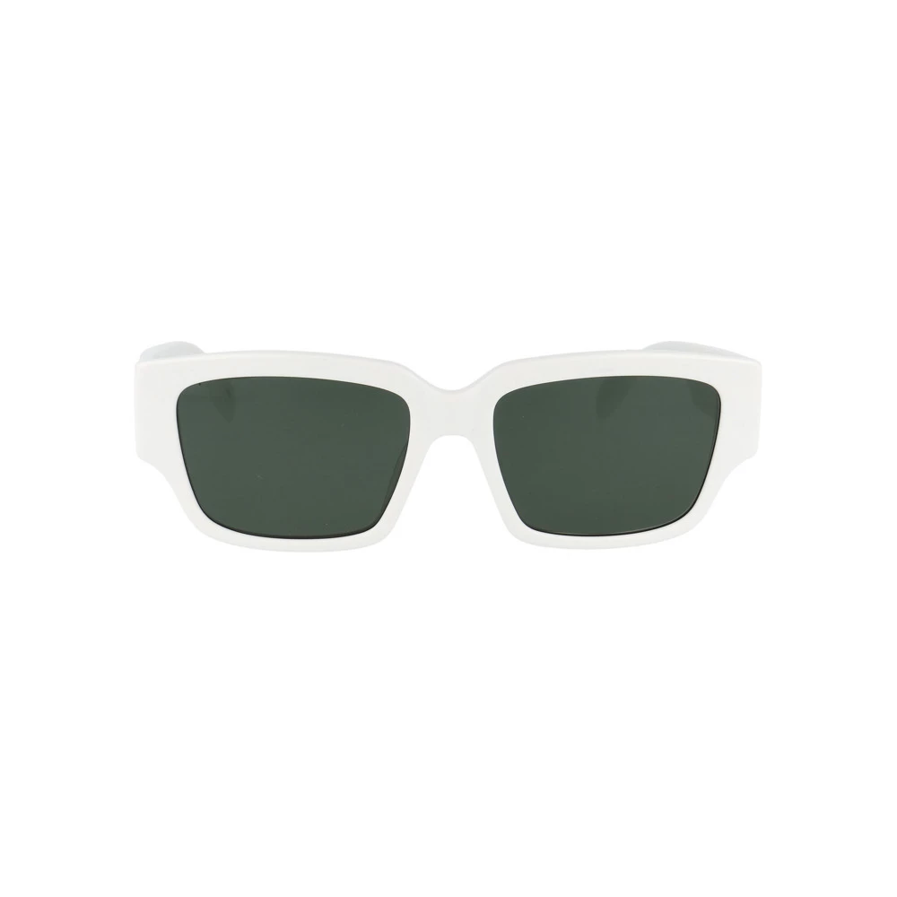 Alexander McQueen AM0329S 003 Sunglasses White 1 Alexander McQueen AM0329S 003 Sunglasses White