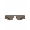 Balenciaga Mono Rectangle Sunglasses Black